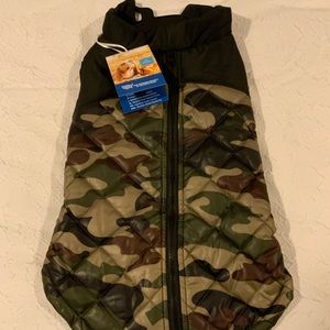 Camo dog jacket large